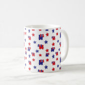 共和党の象 コーヒーマグカップ (正面右)
