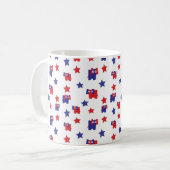 共和党の象 コーヒーマグカップ (正面左)