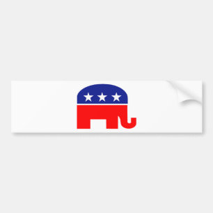 共和党の象 バンパーステッカー