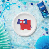 共和党の象 ペーパープレート (パーティー)