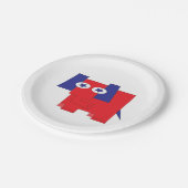 共和党の象 ペーパープレート (アングル)