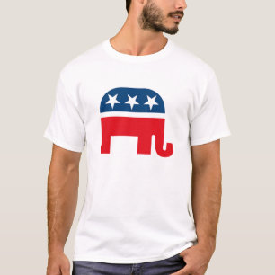 共和党の象Tシャツ Tシャツ
