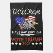 共和党の賛成票トランプ2024我々の人々 キッチンタオル (縦)