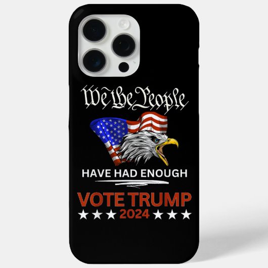 共和党の賛成票トランプ2024我々の人々 Case-Mate iPhoneケース (裏面)