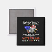 共和党の賛成票トランプ2024我々国民がある マグネット (正面/裏面)