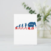 共和党の進化 ポストカード (スタンド正面)