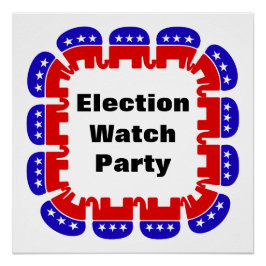共和党の選挙監視パーティー ポスター