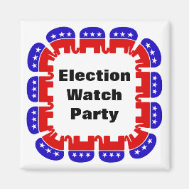 共和党の選挙監視パーティー マグネット