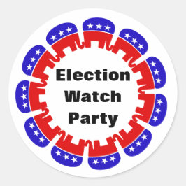 共和党の選挙監視パーティー ラウンドシール
