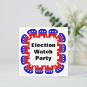 共和党の選挙監視パーティー 招待状 (スタンド正面)