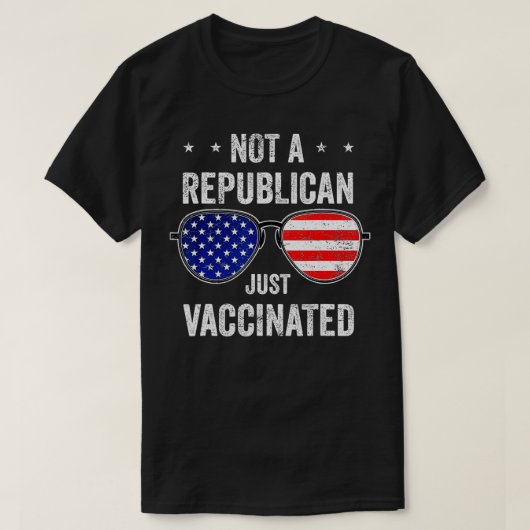 共和党はワクチン接種AfプロワクチンVaccだけではない Tシャツ (デザイン正面)
