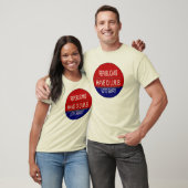 共和党は馬鹿だ -賢く投票しよう- 政治名言 Tシャツ (ユニセックス)