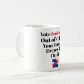 共和党をオフィスのコーヒーマグから外す コーヒーマグカップ (正面左)
