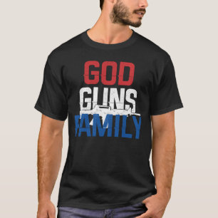共和党アメリカプライドパトリオットゴッドガンベーコン Tシャツ