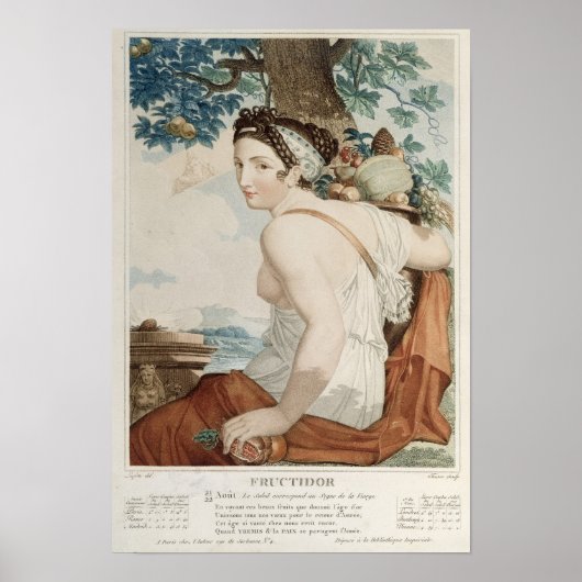 共和党カレンダーの12か月 ポスター (正面)