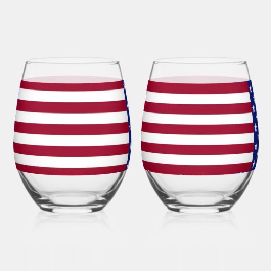 共和党ゾウ ステムなしワイングラス (裏面)