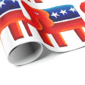 共和党ゾウ ラッピングペーパー (ロールコーナー)