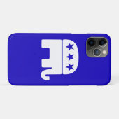 共和党ゾウ Case-Mate iPhoneケース (裏面(横))