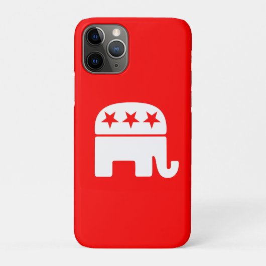 共和党ゾウ Case-Mate iPhoneケース (裏)