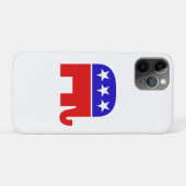 共和党ゾウ Case-Mate iPhoneケース (裏面(横))