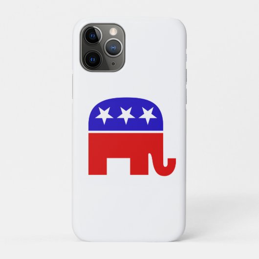 共和党ゾウ Case-Mate iPhoneケース (裏)