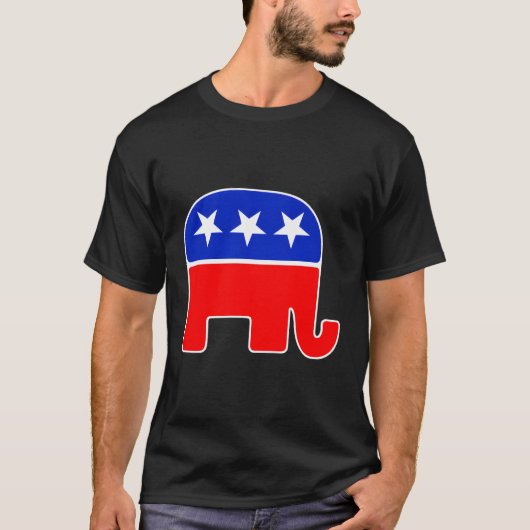 共和党ゾウ Tシャツ (正面)