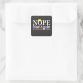 共和党トランプのおもしろい大統領職を再開しない スクエアシール (バッグ)