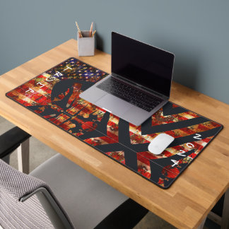 共和党トランプ米国国旗パーソナライズされた術 デスクマット