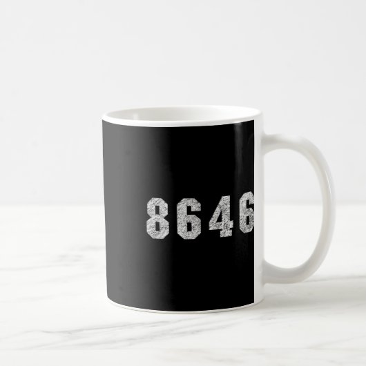 共和党トランプ86 46 コーヒーマグカップ (右)