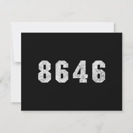 共和党トランプ86 46 サンキューカード (正面)