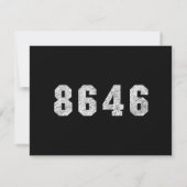 共和党トランプ86 46 サンキューカード (裏面)