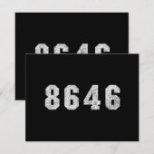 共和党トランプ86 46 サンキューカード (正面/裏面)