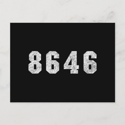 共和党トランプ86 46 シーズンポストカード (正面)