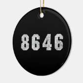 共和党トランプ86 46 セラミックオーナメント (左)