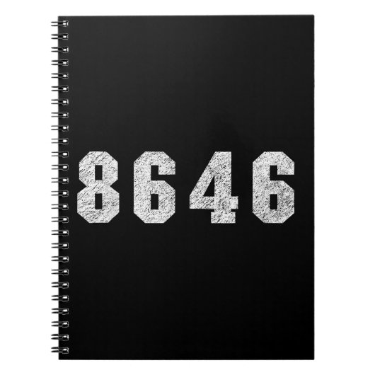 共和党トランプ86 46 ノートブック (正面)
