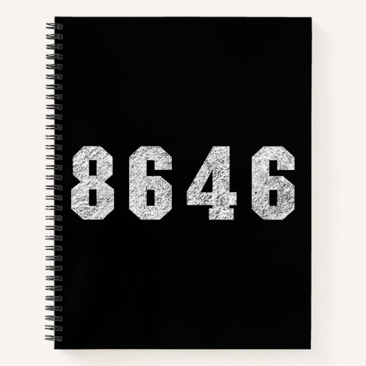 共和党トランプ86 46 ノートブック (正面)