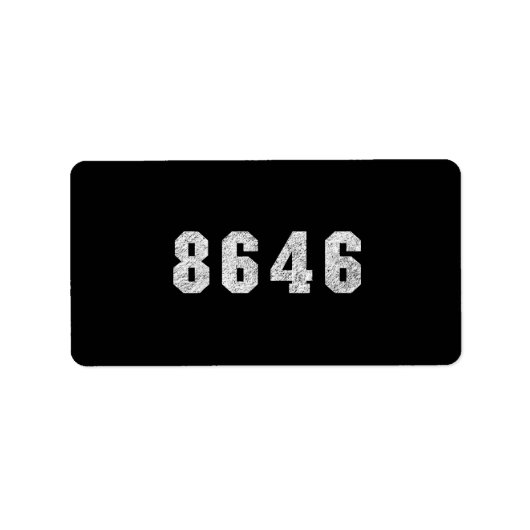 共和党トランプ86 46 ラベル (正面)