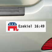 共和党パーティー党 バンパーステッカー (車上)