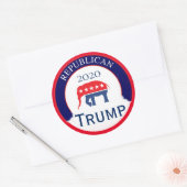 共和党パーティー2020 ラウンドシール (封筒)