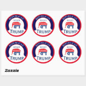 共和党パーティー2020 ラウンドシール (シート)