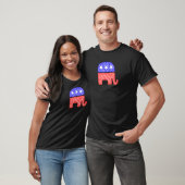 共和党プラットフォーム2020 Gop象ワードクラウド Tシャツ (ユニセックス)