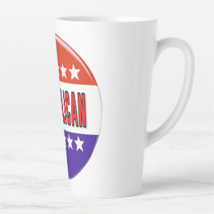 共和党ボタン カフェラテマグ