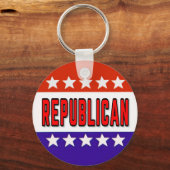 共和党ボタン キーホルダー (裏面)