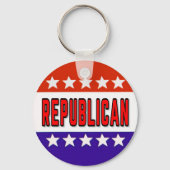 共和党ボタン キーホルダー (裏面)
