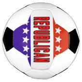 共和党ボタン サッカーボール (回転)