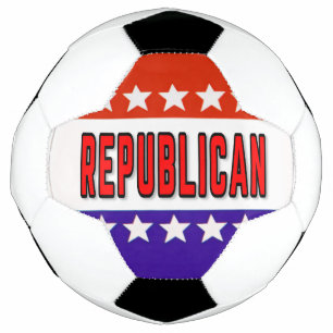 共和党ボタン サッカーボール