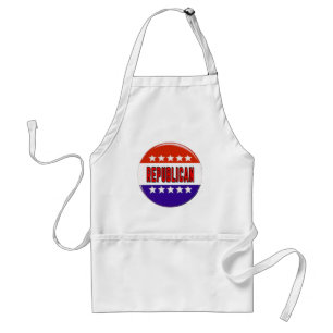 共和党ボタン スタンダードエプロン