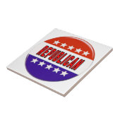 共和党ボタン タイル (側面)