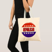 共和党ボタン トートバッグ (正面(商品))