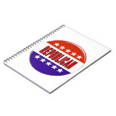 共和党ボタン ノートブック (左側)